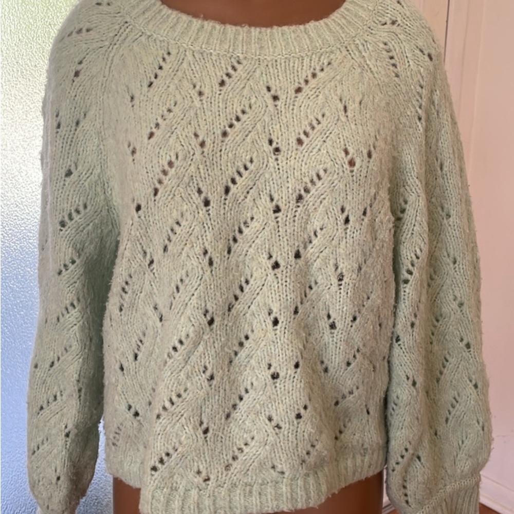 J. Crew Mint Green Women's Sweater